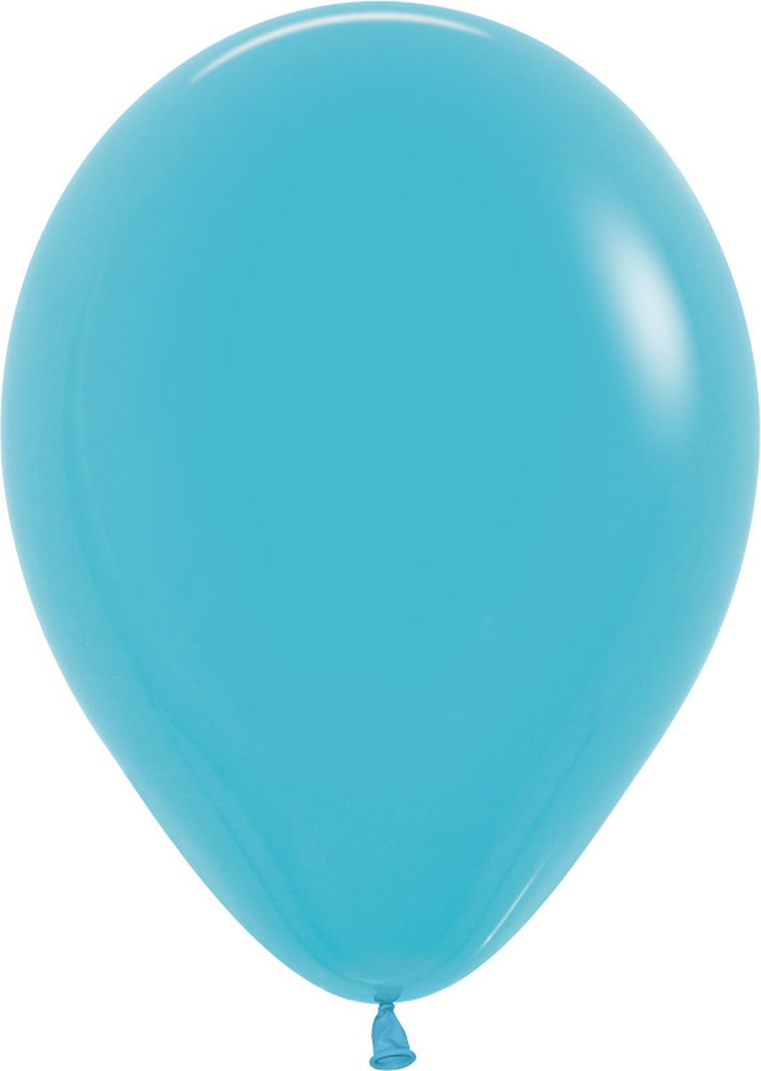 Sempertex ballonnen Fashion Caribbean Blue| 50 stuks | 12 inch | 30cm